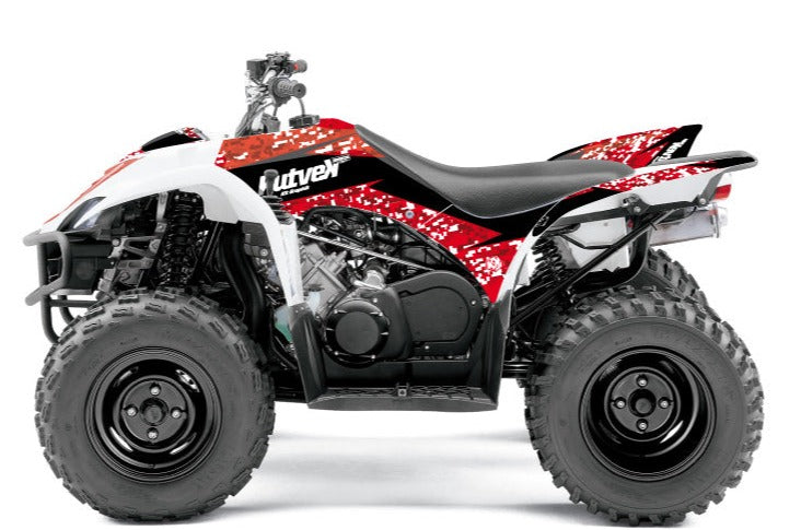 Laden Sie das Bild in Galerie -Viewer, YAMAHA 350-450 WOLVERINE ATV PREDATOR GRAPHIC KIT RED
