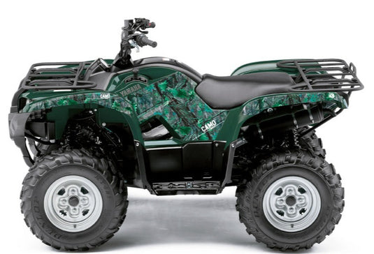 YAMAHA 350 GRIZZLY ATV CAMO GRAPHIC KIT GREEN