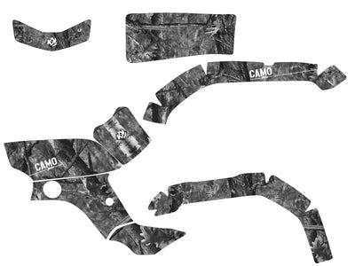 YAMAHA 350 GRIZZLY ATV CAMO GRAPHIC KIT GREY