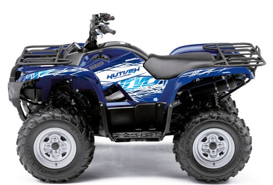 YAMAHA 350 GRIZZLY ATV ERASER GRAPHIC KIT BLUE