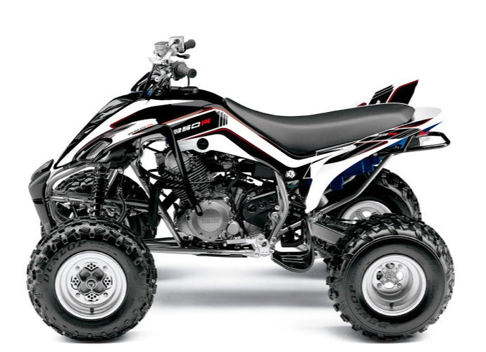 YAMAHA 350 RAPTOR ATV CORPORATE GRAPHIC KIT BLACK