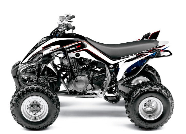 Laden Sie das Bild in Galerie -Viewer, YAMAHA 350 RAPTOR ATV CORPORATE GRAPHIC KIT BLACK
