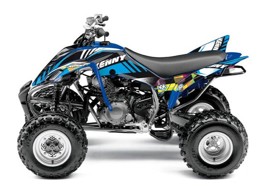 YAMAHA 350 RAPTOR ATV KENNY GRAPHIC KIT BLUE