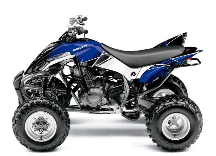 YAMAHA 350 RAPTOR ATV STRIPE GRAPHIC KIT BLUE