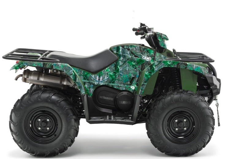 Laden Sie das Bild in Galerie -Viewer, YAMAHA 450 KODIAK ATV CAMO GRAPHIC KIT GREEN
