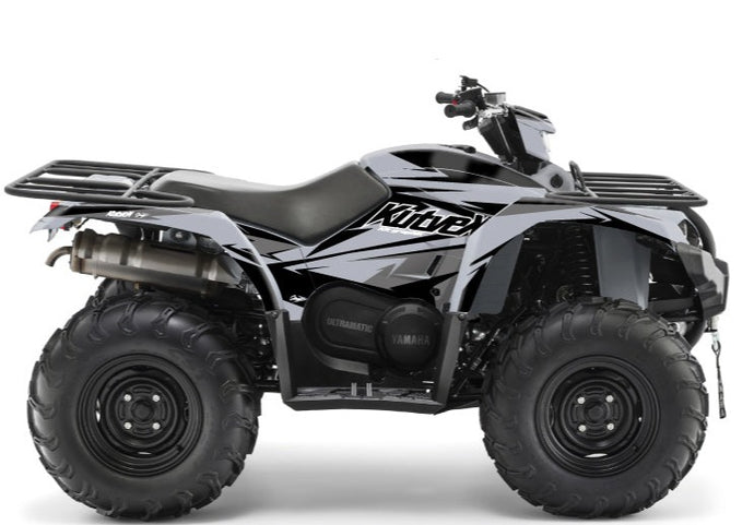 YAMAHA 450 KODIAK ATV STAGE GRAPHIC KIT GREY