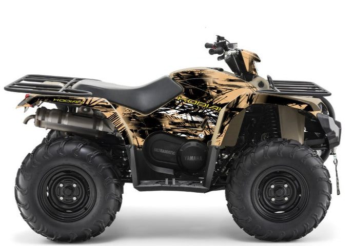 YAMAHA 450 KODIAK ATV WILD GRAPHIC KIT SAND