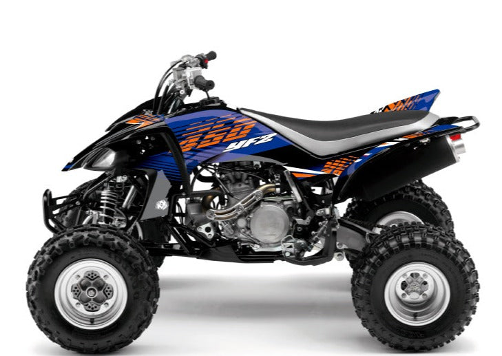 Laden Sie das Bild in Galerie -Viewer, YAMAHA 450 YFZ ATV FLOW GRAPHIC KIT ORANGE
