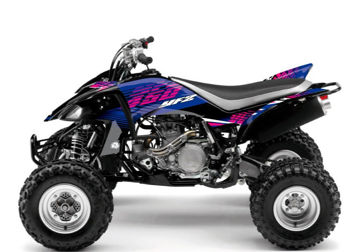 Laden Sie das Bild in Galerie -Viewer, YAMAHA 450 YFZ ATV FLOW GRAPHIC KIT PINK
