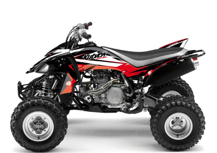 YAMAHA 450 YFZ ATV STAGE GRAPHIC KIT BLACK RED