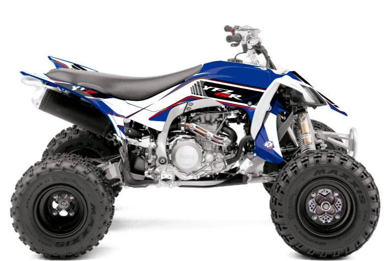 Laden Sie das Bild in Galerie -Viewer, YAMAHA 450 YFZ R ATV CORPORATE GRAPHIC KIT BLUE
