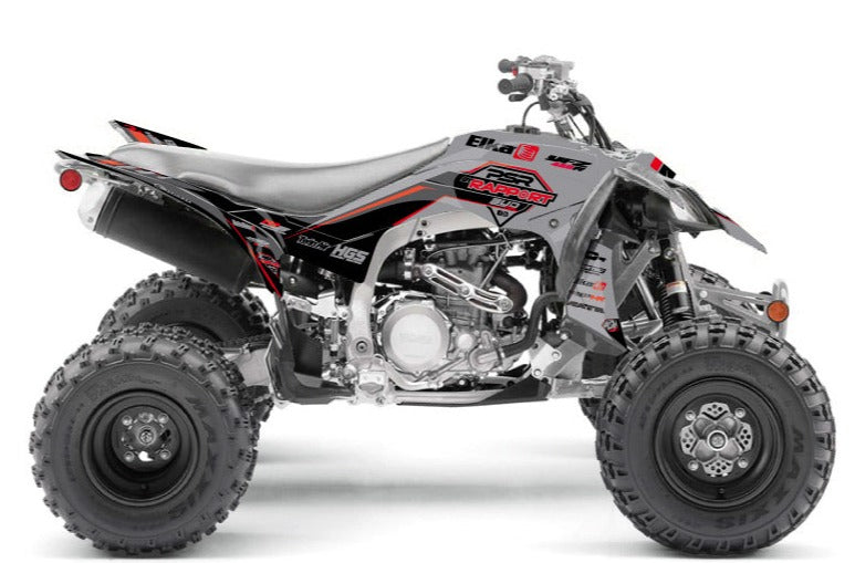 Chargez l&#39;image dans la visionneuse de la galerie, YAMAHA 450 YFZ R ATV REPLICA BY RAPPORT K20 GRAPHIC KIT GREY BLACK
