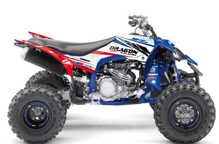 Laden Sie das Bild in Galerie -Viewer, YAMAHA 450 YFZ R ATV REPLICA DRAG ON DISTRIBUTION PDV 2018 GRAPHIC KIT
