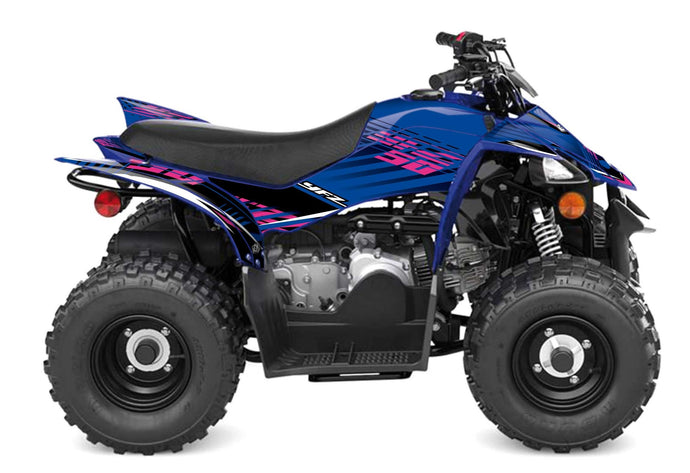 Yamaha 50 YFZ ATV Flow-Grafik-Set, Rosa