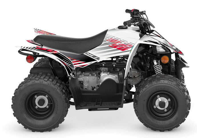 YAMAHA 50 YFZ ATV FLOW GRAPHIC KIT RED