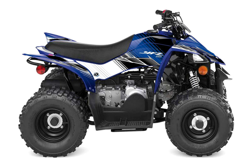 Chargez l&#39;image dans la visionneuse de la galerie, KIT DECO QUAD STRIPE YAMAHA 50 YFZ GRIS
