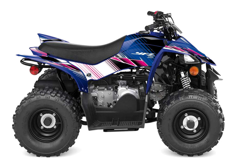 Laden Sie das Bild in Galerie -Viewer, YAMAHA 50 YFZ ATV STREIFENGRAFIK-KIT ROSA
