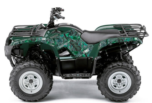 YAMAHA 550-700 GRIZZLY ATV CAMO GRAPHIC KIT GREEN
