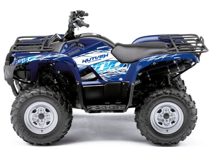 YAMAHA 550-700 GRIZZLY ATV ERASER GRAPHIC KIT BLUE