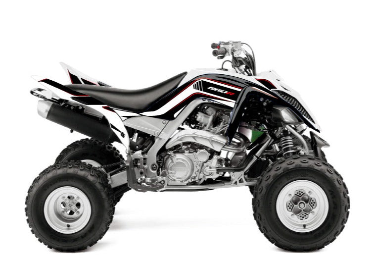 Chargez l&#39;image dans la visionneuse de la galerie, YAMAHA 660 RAPTOR ATV CORPORATE GRAPHIC KIT BLACK
