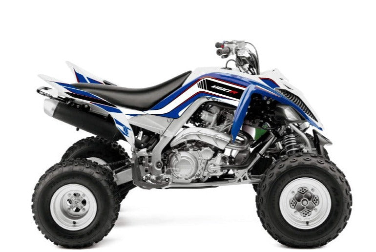 Laden Sie das Bild in Galerie -Viewer, YAMAHA 660 RAPTOR ATV CORPORATE GRAPHIC KIT BLAU
