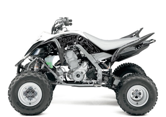 YAMAHA 660 RAPTOR ATV ZOMBIES DARK GRAPHIC KIT BLACK