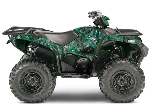 YAMAHA 700-708 GRIZZLY ATV CAMO GRAPHIC KIT GREEN