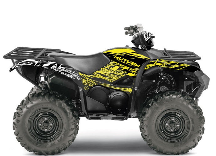 YAMAHA 700-708 GRIZZLY ATV ERASER FLUO GRAPHIC KIT YELLOW