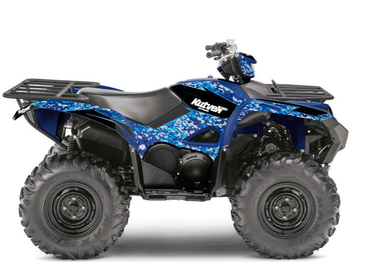 Load image into Gallery viewer, YAMAHA-700-708-GRIZZLY-ATV-PREDATOR-GRAPHIC-KIT-BLUE
