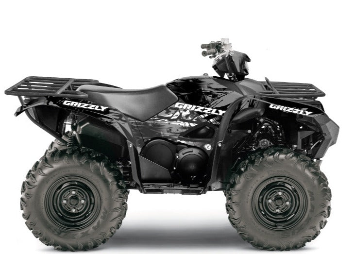 Chargez l&#39;image dans la visionneuse de la galerie, YAMAHA 700-708 GRIZZLY ATV WILD GRAPHIC KIT GREY
