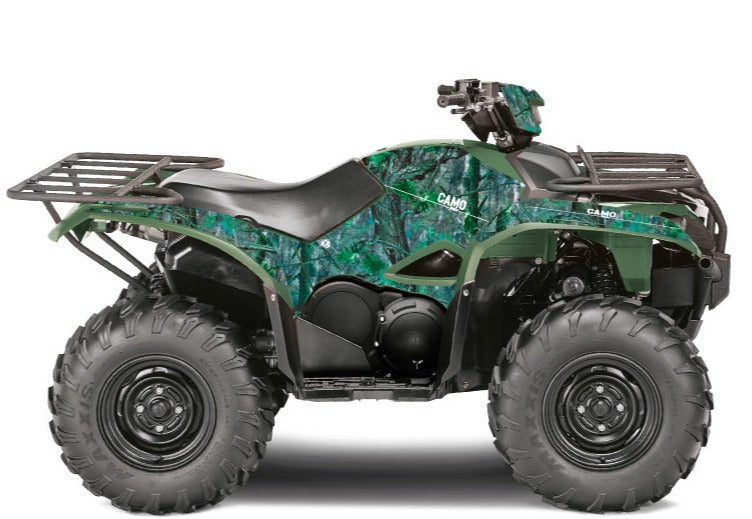 Laden Sie das Bild in Galerie -Viewer, YAMAHA 700-708 KODIAK ATV CAMO GRAPHIC KIT GREEN
