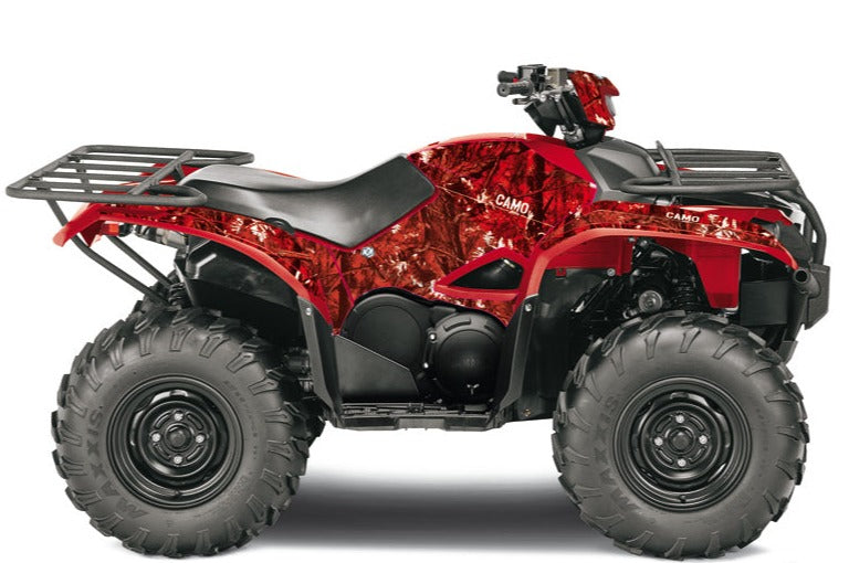 Laden Sie das Bild in Galerie -Viewer, YAMAHA 700-708 KODIAK ATV CAMO GRAPHIC KIT RED
