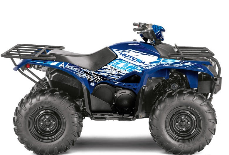 Chargez l&#39;image dans la visionneuse de la galerie, YAMAHA 700-708 KODIAK ATV ERASER GRAPHIC KIT BLUE
