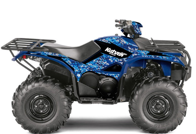 Laden Sie das Bild in Galerie -Viewer, YAMAHA 700-708 KODIAK ATV PREDATOR GRAPHIC KIT BLUE
