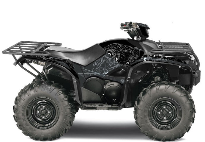 YAMAHA 700-708 KODIAK ATV ZOMBIES DARK GRAPHIC KIT BLACK