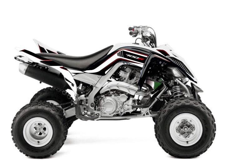 Chargez l&#39;image dans la visionneuse de la galerie, YAMAHA 700 RAPTOR ATV CORPORATE GRAPHIC KIT BLACK
