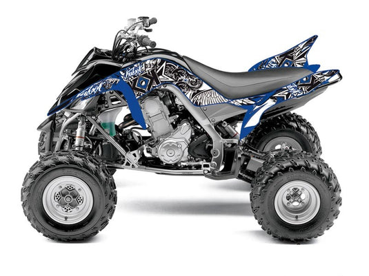 YAMAHA 700 RAPTOR ATV DEMON GRAPHIC KIT BLUE