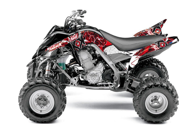 YAMAHA 700 RAPTOR ATV DEMON GRAPHIC KIT RED