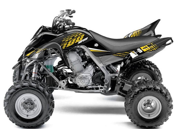 YAMAHA 700 RAPTOR ATV FLOW GRAPHIC KIT YELLOW 60TH ANNIVERSARY ...