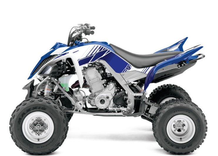 Chargez l&#39;image dans la visionneuse de la galerie, YAMAHA 700 RAPTOR ATV STRIPE GRAPHIC KIT NIGHT BLUE
