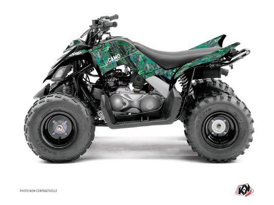Yamaha 90 RAPTOR ATV CAMO GRAFIK-KIT GRÜN