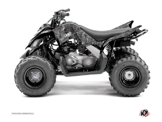 Yamaha 90 RAPTOR ATV CAMO-GRAFIK-KIT GRAU