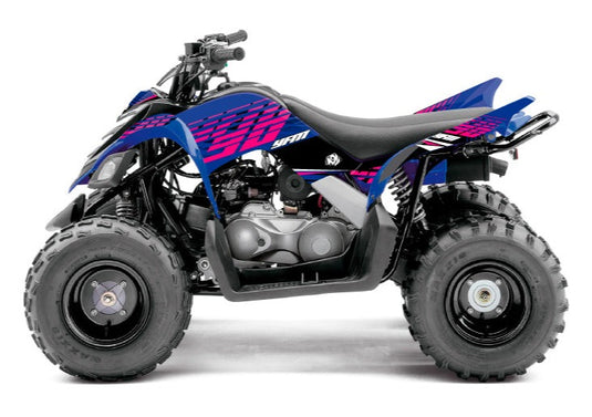 Yamaha 90 Raptor ATV Flow-Grafik-Set, Rosa