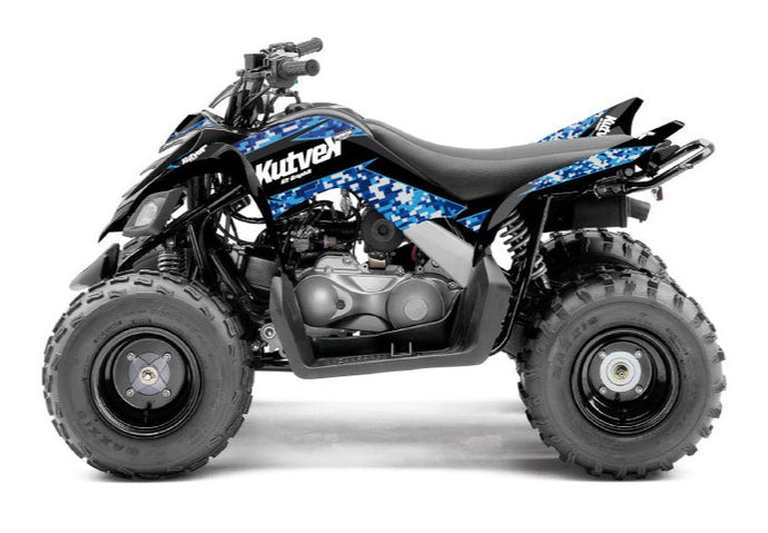 Yamaha 90 RAPTOR ATV PREDATOR GRAFIK-KIT BLAU