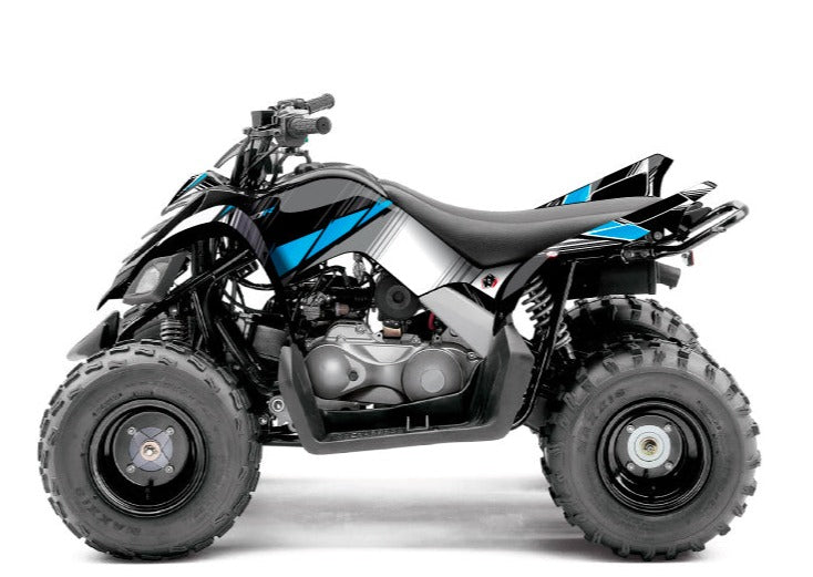 Laden Sie das Bild in Galerie -Viewer, Yamaha 90 RAPTOR ATV STREIFENGRAFIK-KIT SCHWARZ
