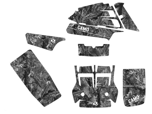 YAMAHA BANSHEE ATV CAMO GRAPHIC KIT GREY