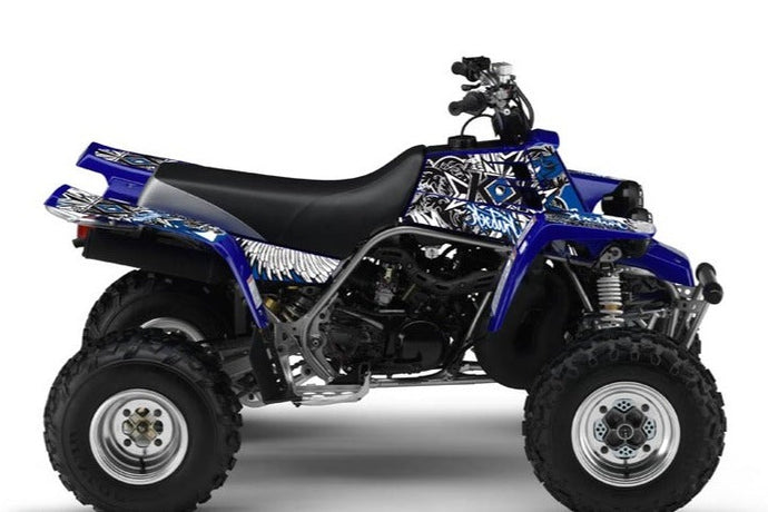 Yamaha Banshee ATV Demon Grafik-Set blau