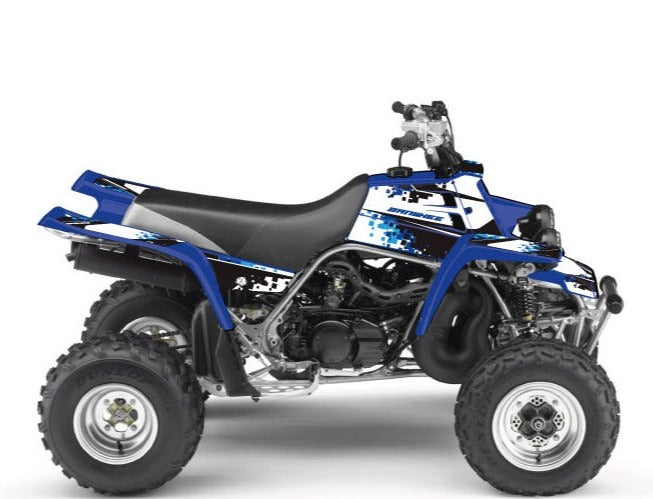 Load image into Gallery viewer, YAMAHA BANSHEE ATV HANGTOWN GRAPHIC KIT BLUE
