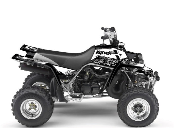 Laden Sie das Bild in Galerie -Viewer, Yamaha Banshee ATV Predator Grafik-Set weiß
