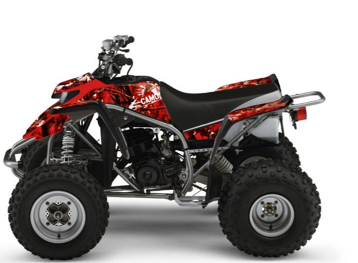 Load image into Gallery viewer, YAMAHA BLASTER ATV CAMO GRAPHIC KIT RED
